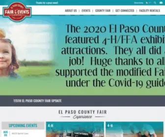Elpasocountyfair.com(El Paso County Fair) Screenshot