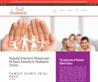 Elpasofamilypediatric.com(El Paso Family and Pediatric Clinic) Screenshot