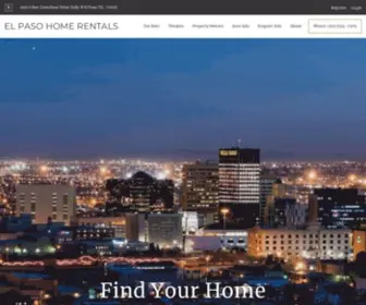 Elpasohomerentals.net(El Paso Real Estate) Screenshot