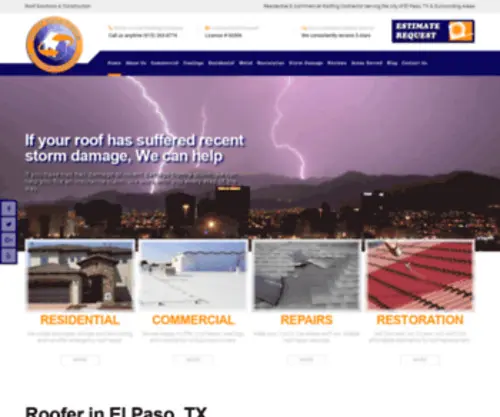 Elpasoroofingremodeling.com(Roof Repairs) Screenshot