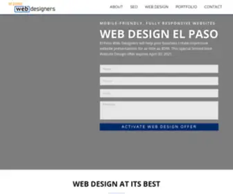 Elpasowebdesigners.com(#1 Web Design in El Paso) Screenshot