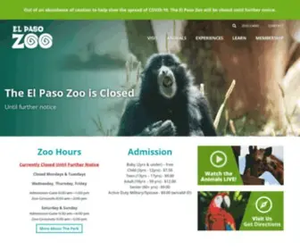 Elpasozoo.org(Texas) Screenshot