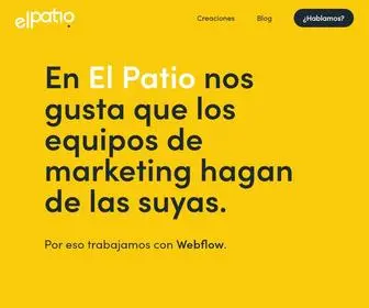 Elpatio.studio(Somos expertos en Webflow) Screenshot