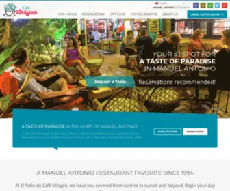 Elpatiodecafemilagro.com(El Patio de Café Milagro) Screenshot