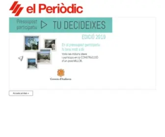 Elperiodic.ad(El Periòdic d'Andorra) Screenshot