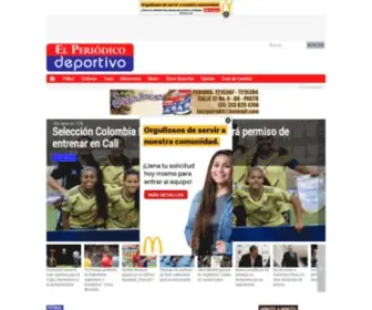 Elperiodicodeportivo.com.co(Noticias deportivas de hoy) Screenshot