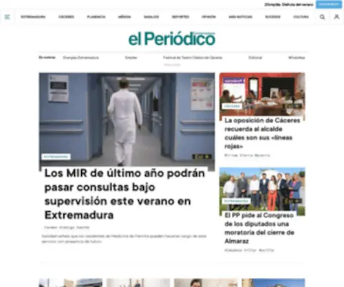 Elperiodicoextremadura.com(Últimas noticias y última hora en Extremadura hoy) Screenshot