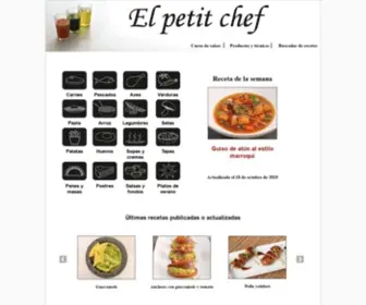 Elpetitchef.com(El Petit Chef) Screenshot