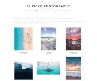 Elpickophotography.com(El Picko) Screenshot