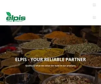 Elpisraw.com(Wholesale of spices for HORECA) Screenshot