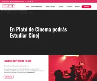 Elplatodecinema.com(Escuela de cine) Screenshot