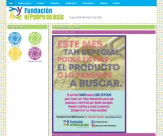Elpobredeasis.org.ar(Fundación) Screenshot