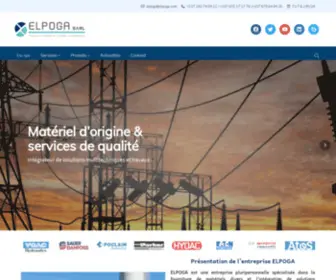 Elpoga.com(Electric Power & Global Automation) Screenshot