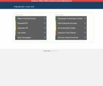 Elpopular.com.mx(HTML5 Template) Screenshot