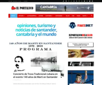 Elportaluco.es(Noticias y curiosidades desde Santander) Screenshot