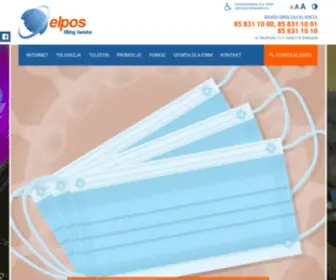 Elpos.net(Internet, Telewizja, Telefon Białystok i okolice) Screenshot