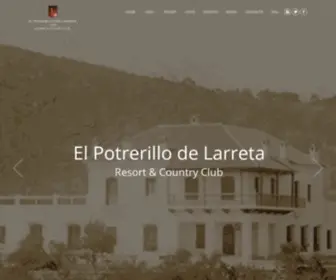 Elpotrerillodelarreta.com(El Potrerillo de Larreta) Screenshot