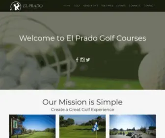 Elpradogolfcourses.com(El Prado Golf Course) Screenshot