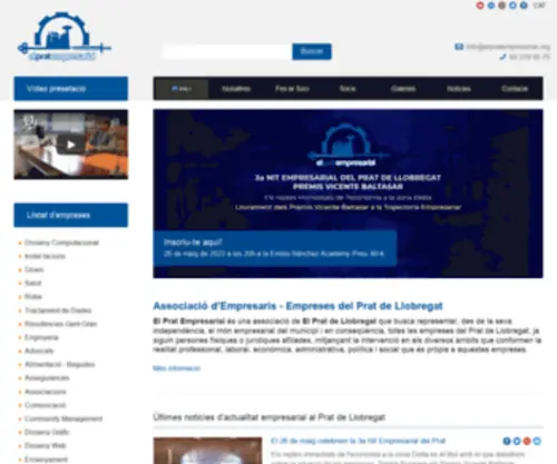 Elpratempresarial.com(El Prat Empresarial) Screenshot
