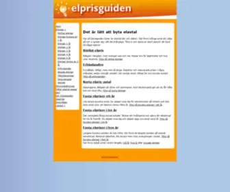 Elprisguiden.se(Elprisguiden) Screenshot
