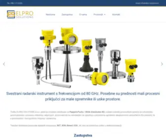Elpro-Solutions.hr(Ovlašteni distributer za Pepperl) Screenshot