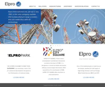 Elpro.co.in(Elpro) Screenshot