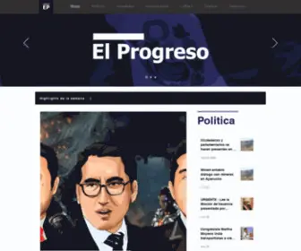 Elprogresoperu.com(Diario El Progreso) Screenshot