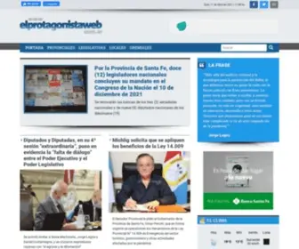 Elprotagonistaweb.com.ar(El Protagonista Web) Screenshot