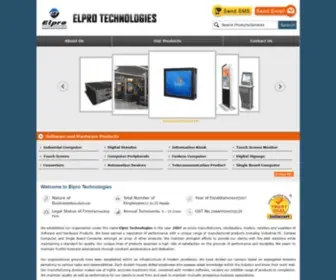 Elprotech.co.in(Elpro Technologies) Screenshot