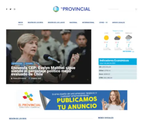 Elprovincial.cl(El provincial) Screenshot