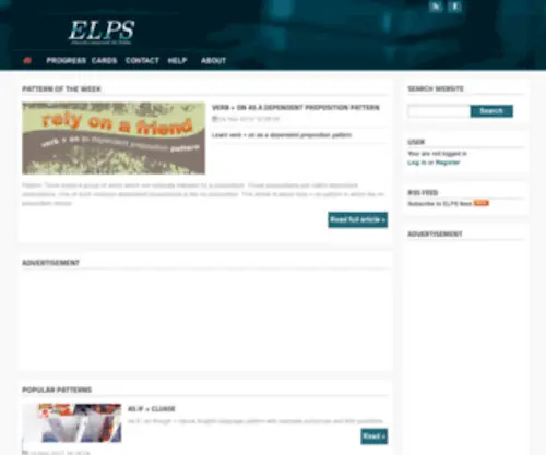 ELPS.info(English Language Patterns) Screenshot