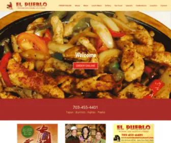 Elpueblorestaurant.com(El Pueblo Restaurant) Screenshot