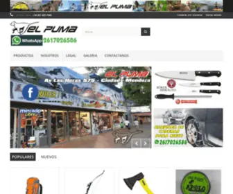 Elpumapesca.com.ar(Cuchillería) Screenshot