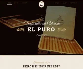 Elpuro.org(El puro è il cigar club di Vicenza) Screenshot