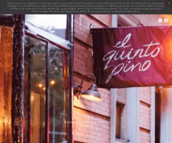 Elquintopinonyc.com(El Quinto Pino) Screenshot