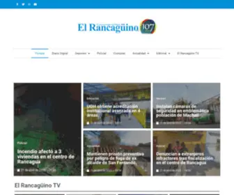 Elrancaguino.cl(El Rancagüino) Screenshot