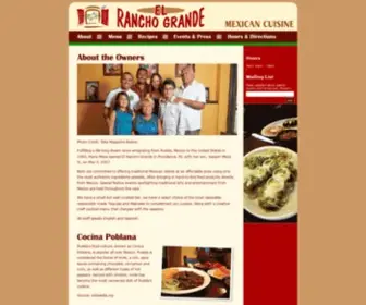 Elranchogranderestaurant.com(El Rancho Grande) Screenshot