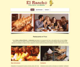 Elranchopolleria.com(Restaurante en Puno con Pollos a la Brasa El Rancho) Screenshot