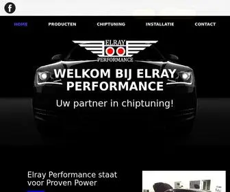 Elrayperformance.com(Welkom bij Elray Performance) Screenshot