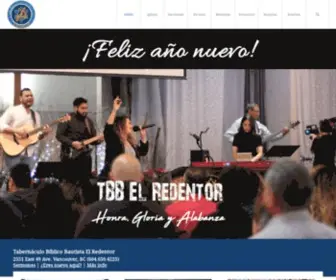Elredentor.com(Iglesia Bautista Tabernaculo El Redentor) Screenshot