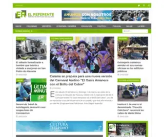 Elreferente.cl(Noticias de Calama) Screenshot