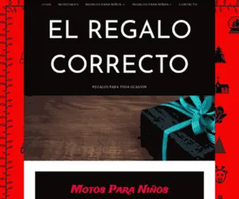 Elregalocorrecto.com(El Regalo Correcto) Screenshot