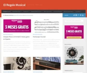 Elregalomusical.com(El Regalo Musical) Screenshot