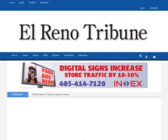 Elrenotribune.com(El Reno Tribune) Screenshot