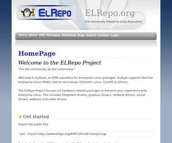 Elrepo.org(Elrepo) Screenshot