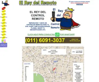 Elreydelremoto.com.ar(El más amplio stock y variedad de Controles Remotos de Argentina) Screenshot