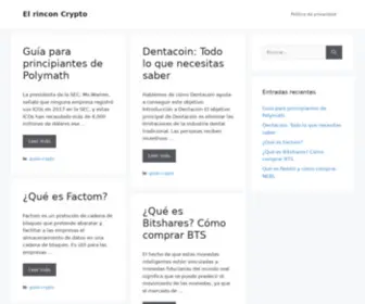 Elrinconcrypto.com(El rincon Crypto) Screenshot