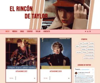 Elrincondetaylor.com(El Rincón de Taylor) Screenshot