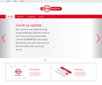 Elringparts.co.uk(Elring Parts) Screenshot