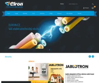 Elron.cz(ELRON Elektro s.r.o) Screenshot